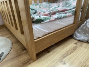 Łóżko dziecięce Róża – trwałe, eleganckie i uniwersalne, zapewnia komfortowy sen przez wiele la